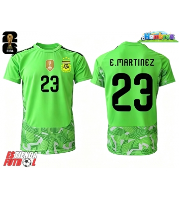 Argentina Emiliano Martinez #23 Portero Segunda Equipación Mundial 2026 Manga Corta